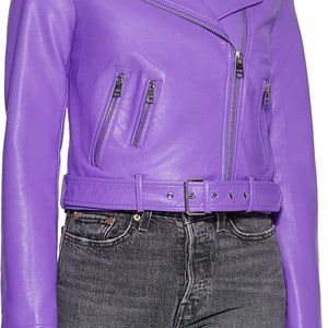 Levi's Women's Faux Leather Belted Motorcycle Jacket